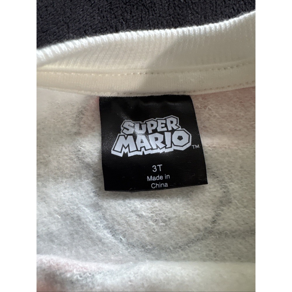 Super Mario Sweatshirt 3T NWT - Picture 4 of 6